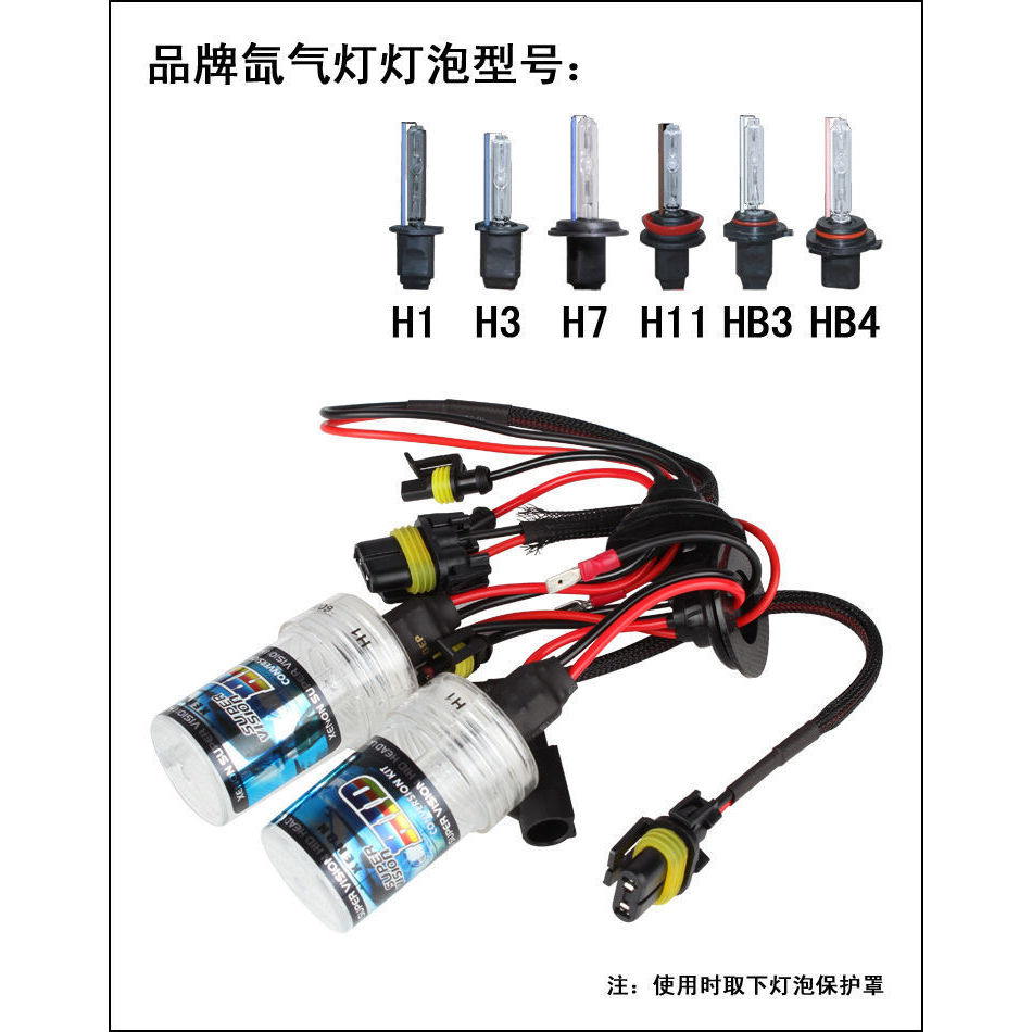 12V / 24V Cao Gần Đèn Pha Xenon Bóng Đèn H1 H3 H7 H11 9005 9012 H4 Ánh Sáng 55W