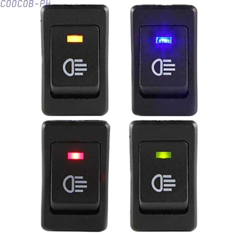 Đèn LED bật tắt Rocker 12 Volt 35 Amp 4 Pin cho đèn sương mù và thanh mái nhà