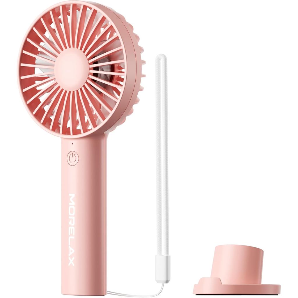 JancaneHandheldFan, USBRechargeableiniPortableFanwithBase, 10HBattery, StrongWind, tất cả & Mạnh mẽ,