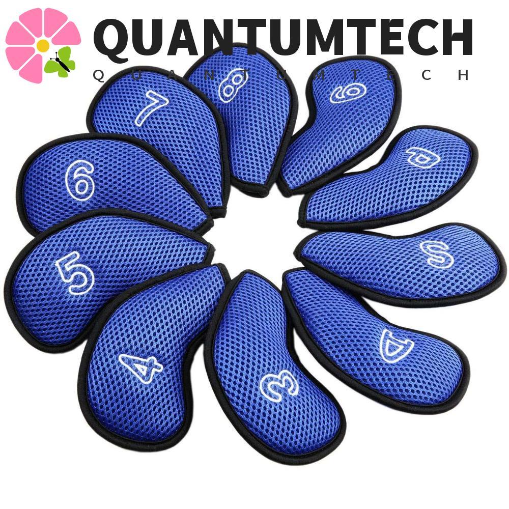 QUNTUMTECH Golf Club Cover Golf Putter Meshy Neoprene Vỏ bảo vệ với thiết kế số 3,4,5,6,7,8,9, P, S,