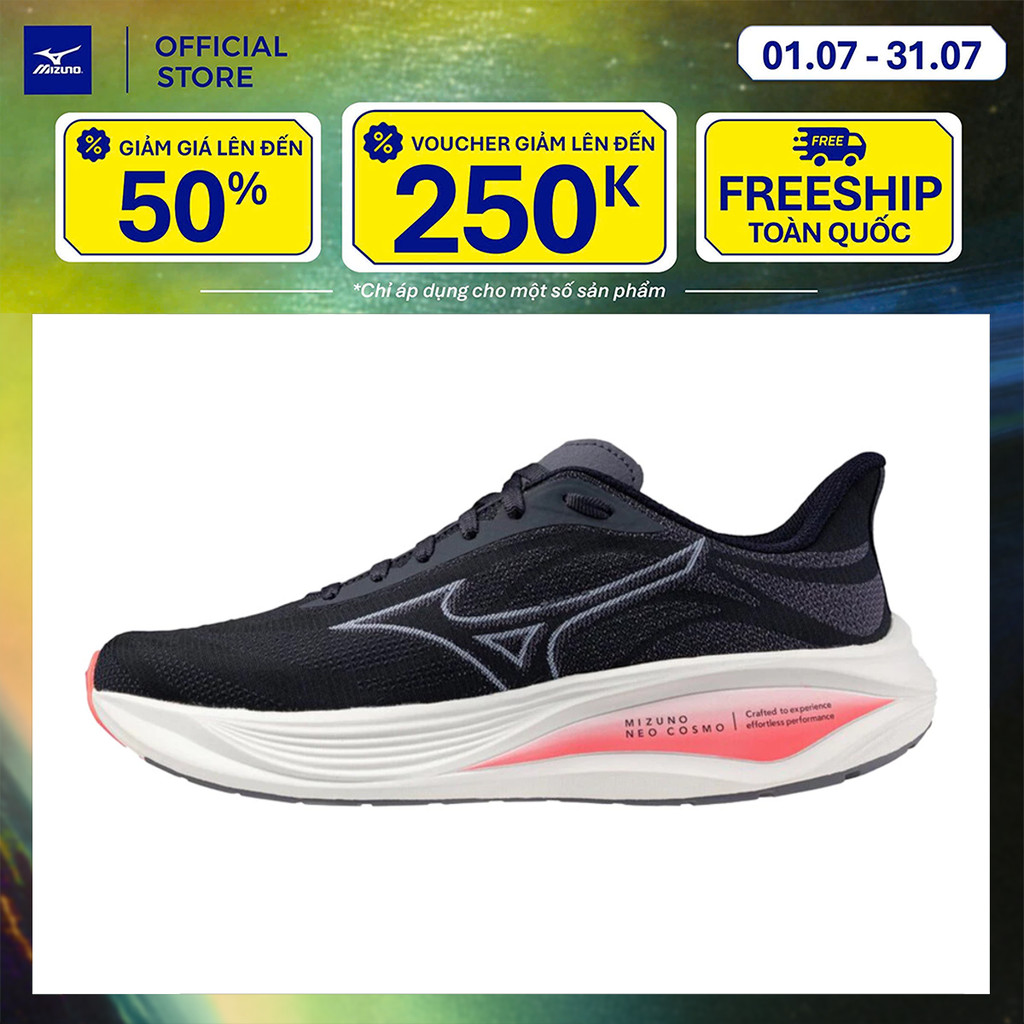 Giày Chạy Bộ Nữ Mizuno Mizuno Neo Cosmo - Đen - J1GD251021