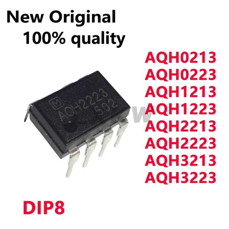 5 CÁI AQH0213 AQH0223 AQH1213 AQH1223 AQH2213 AQH2223 AQH3213 AQH3233 DIP8 Chip ic Còn hàng bán buôn