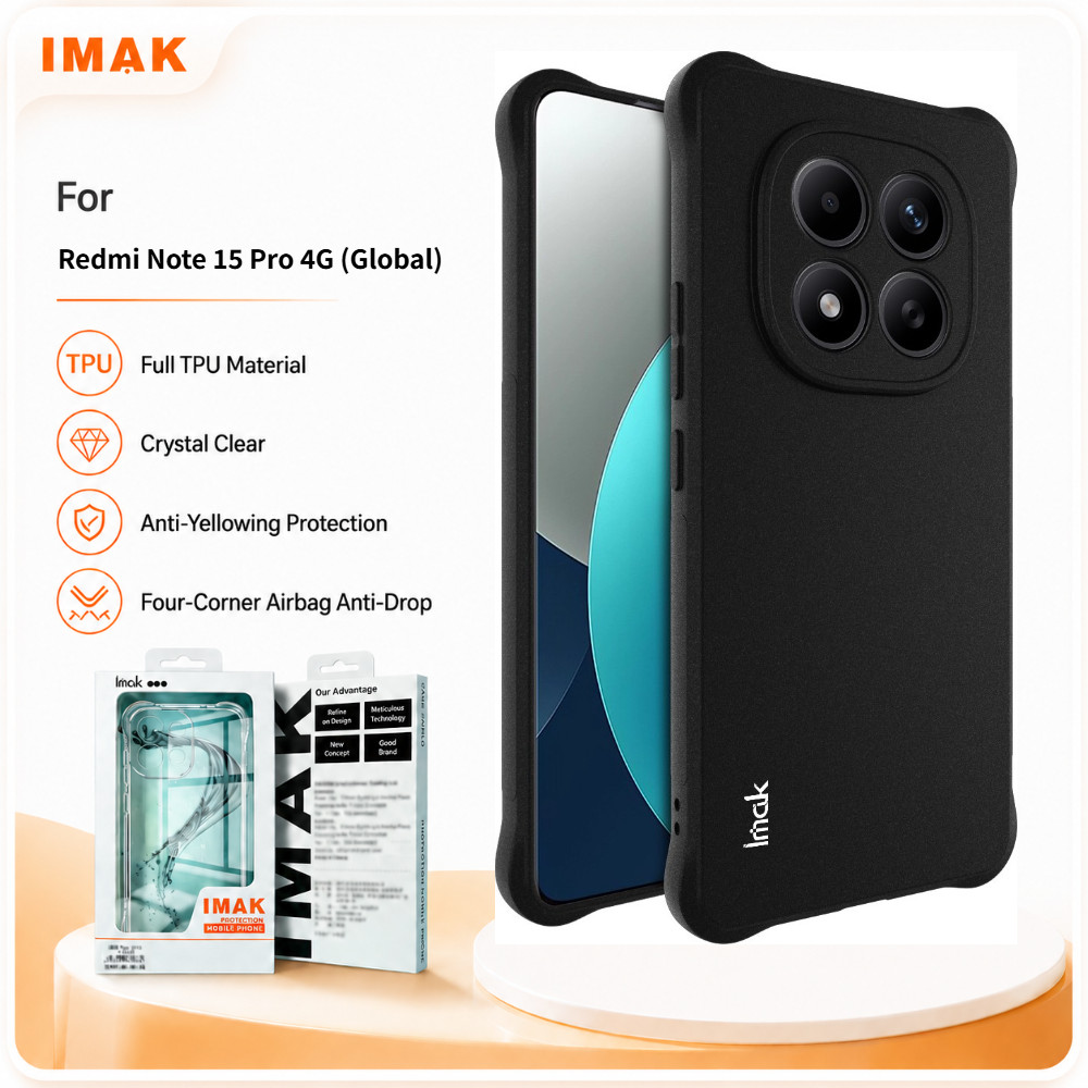 Ốp Lưng Cho Redmi Note 15 Pro 4G Global TPU Mềm Chống Sốc CA0002