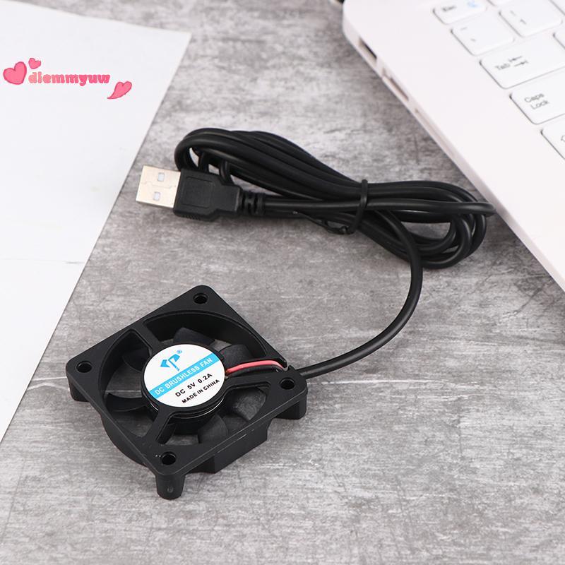 1PC Dc5010 Im Lặng Fan 5V Dầu USB Cáp Tạo Độ Ẩm Kết Nối PC Fan Cooler Tản Nhiệt Xả CPU Làm Mát Fan P
