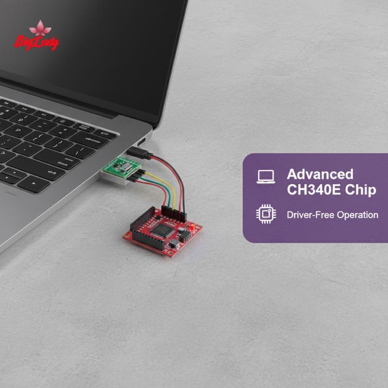 SHNGki CH340E CH9340C USB Sang TTL Tải xuống Mô-đun Pro Mini Downloader Nâng cấp Thay thế CH340G CH3