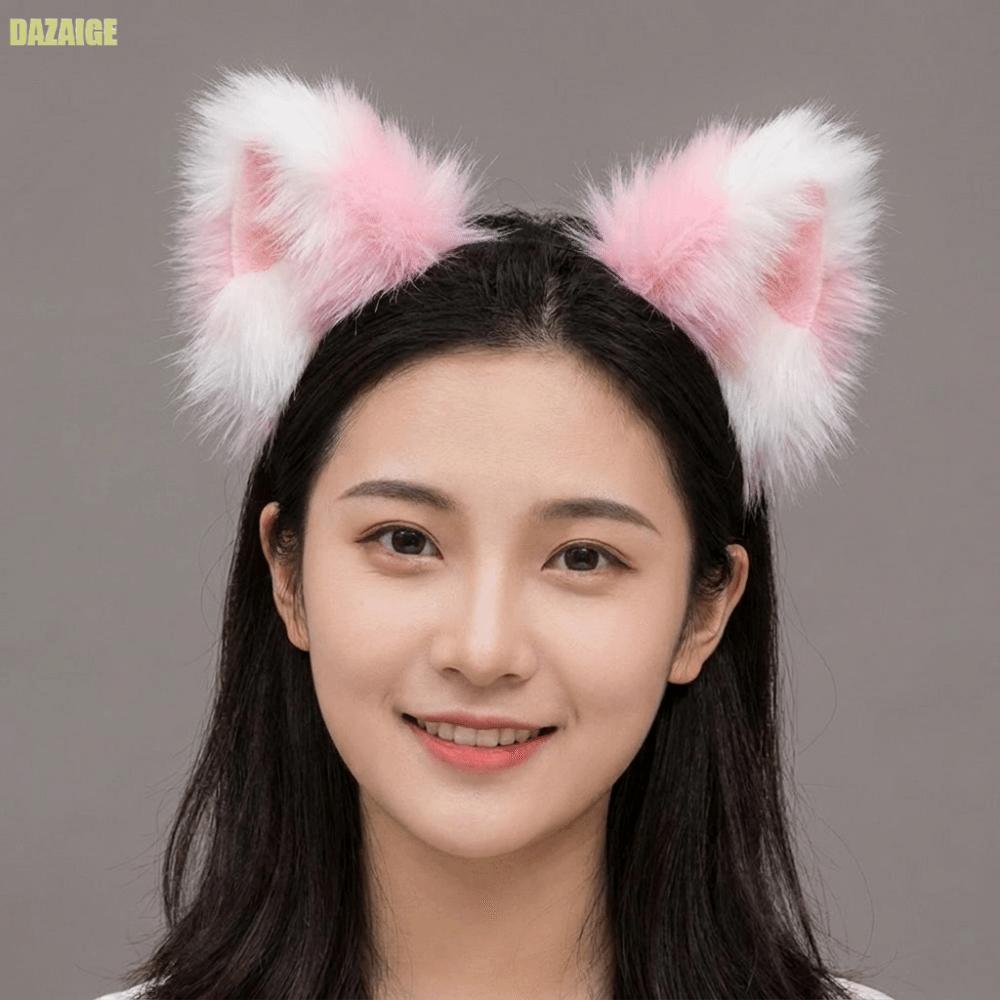 DAZAIGE Furry Cosplay Mũ Động Vật Phụ Kiện Tóc Dễ Thương