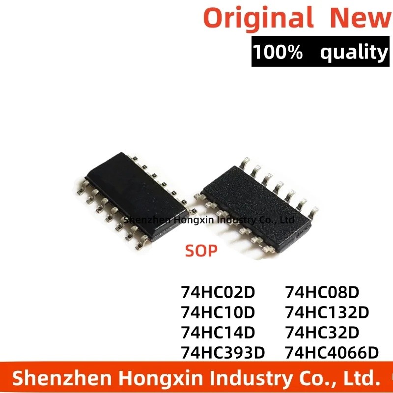 5 CHIẾC 74HC02D 74HC08D 74HC10D 74HC132D 74HC14D 74HC32D 74HC4066D 74HC393D SOP Chip ic Bán buôn