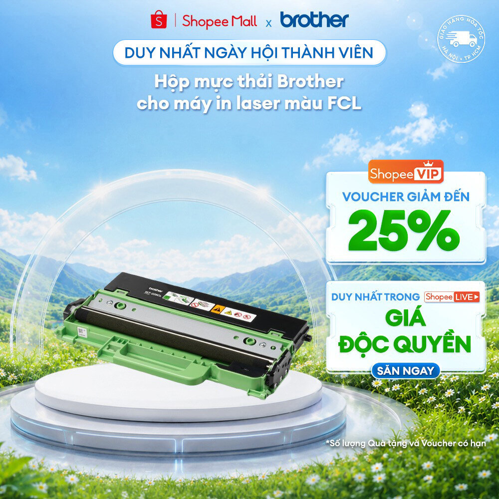 Hộp mực thải Brother cho máy in laser màu FCL (HL-L3240CDW/HL-L3280CDW/DCP-L3560CDW/MFC-L3760CDW/MFC