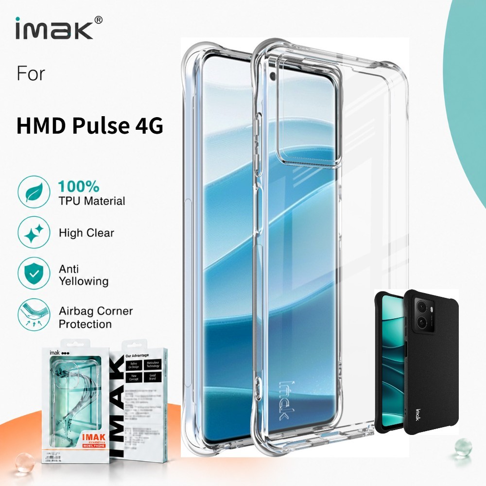 Ốp lưng từ tính Cho HMD Pulse+ Pulse Pro Pulse 4G Bảo Vệ Camera Trong Suốt Vỏ Mềm CA0002