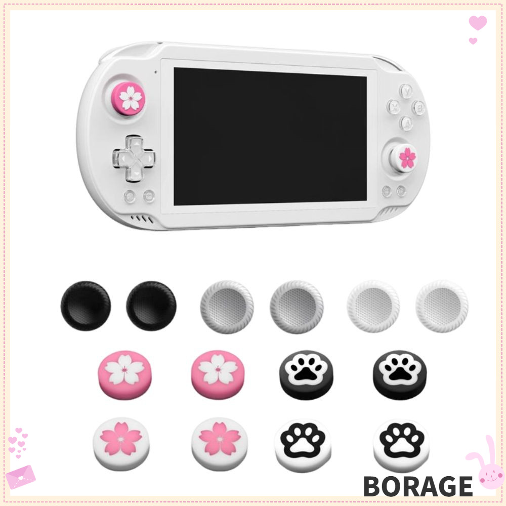 BORAG 4 Máy Chơi Game Cần Điều Khiển Rocker, Phụ Kiện Nắp Cần Điều Khiển Lớn Silicon, Mũ Thay Thế Nh