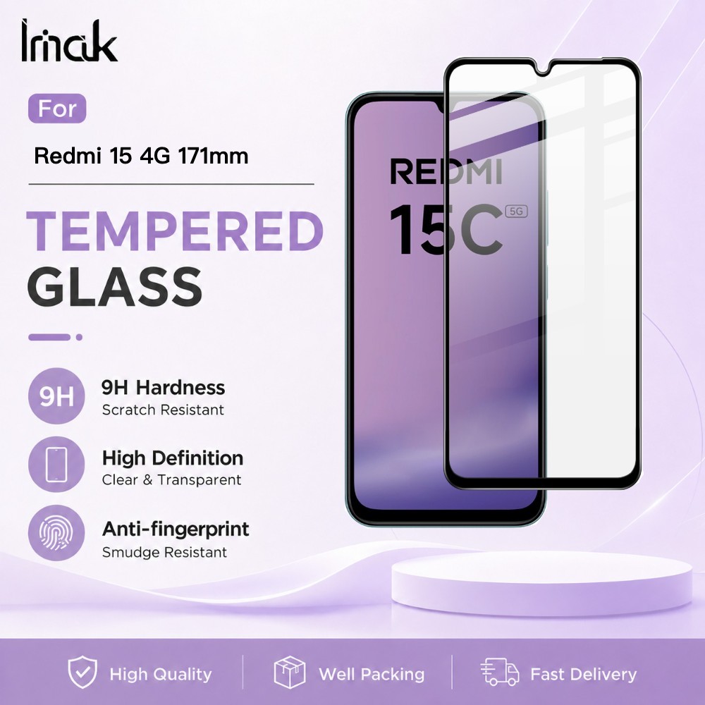 Kính Cường Lực Cho Redmi 15 15C Trong suốt Oleophobic Coating FM0003