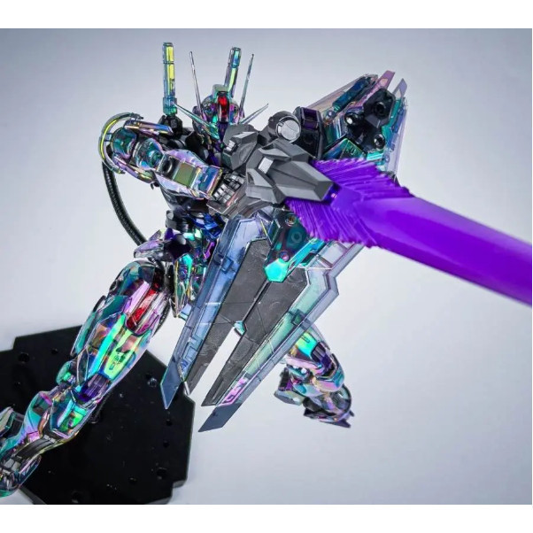 Mô Hình Lắp Ráp JMS Aerial 1/100 Phantom (hoặc KL Model FM 1/100 Aerial Neon Blue) -  FM-FL-08 - Gun