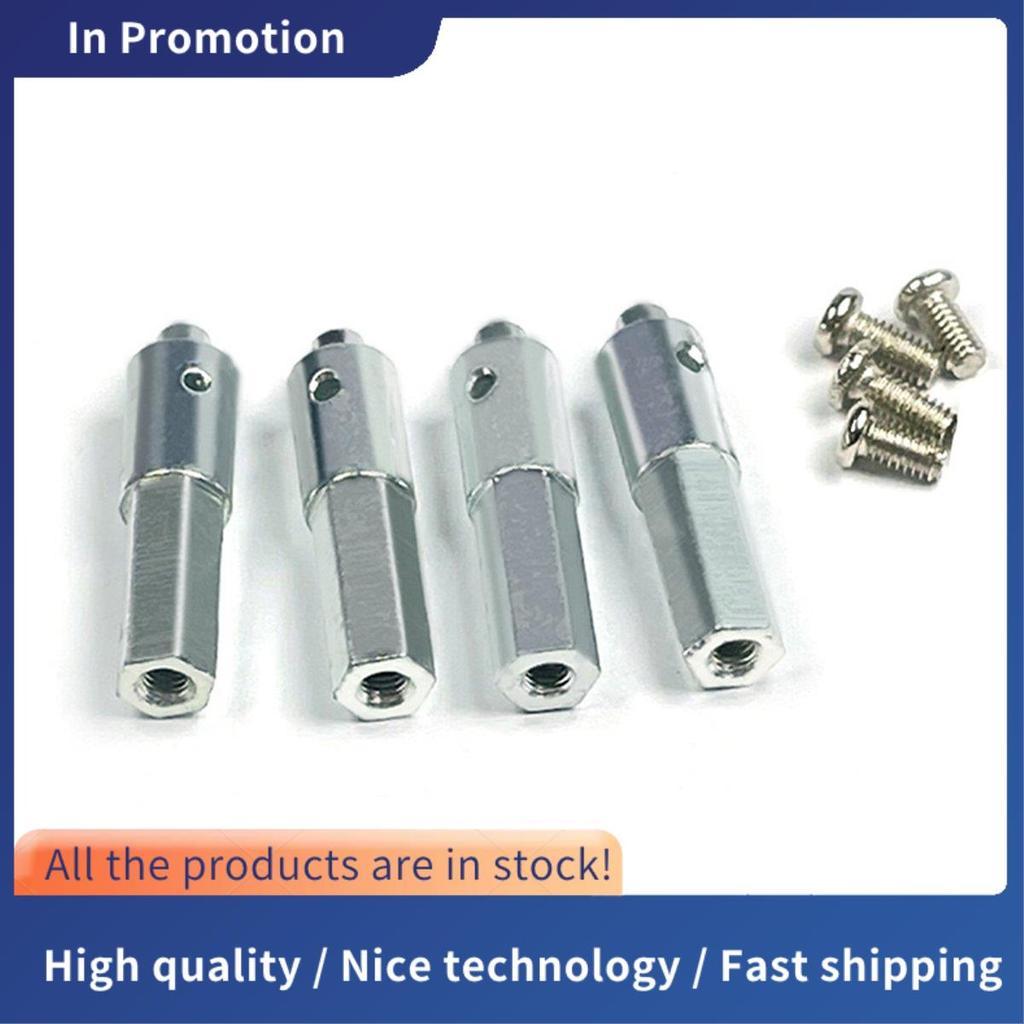 4 Cái LD-P06 Cổng Kim Loại Trục Trục Lục Giác Adapter Cho LDRC LD-P06 LD P06 Unimog 1 / 12 RC Xe Phụ