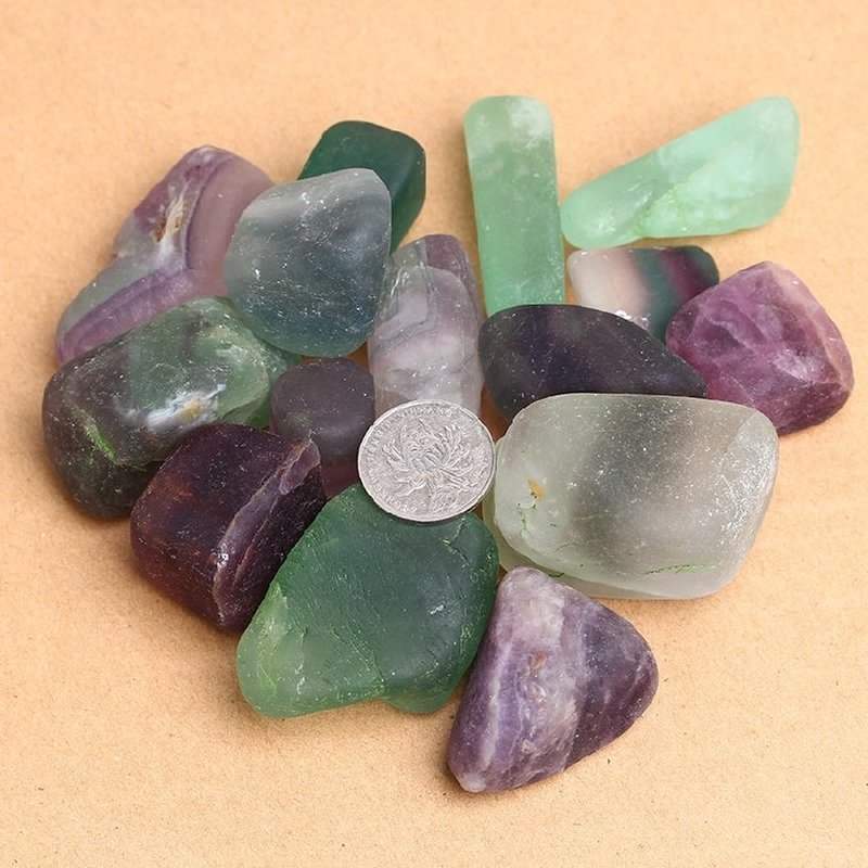 Máy Khuếch Tán Fluorite Tự Nhiên Xanh Fluorite Nhiều Màu Sắc Tím Fluorite Đá Thô Lớn Len Khắc Chất L