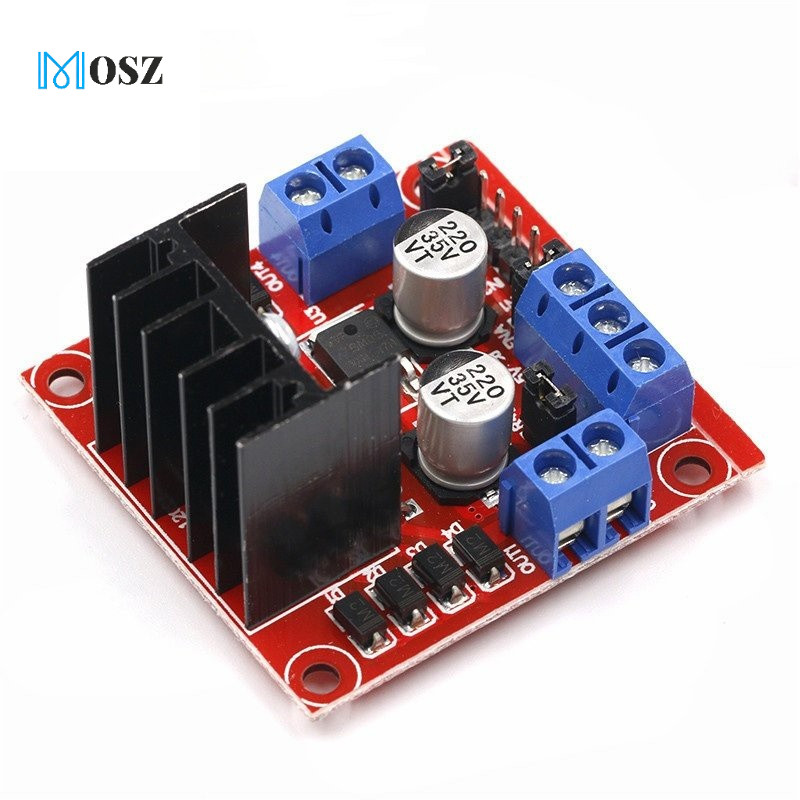 L298N Bảng điều khiển Mô-đun L298N Động cơ bước Robot ô tô thông minh Breadboard Peltier Công suất c
