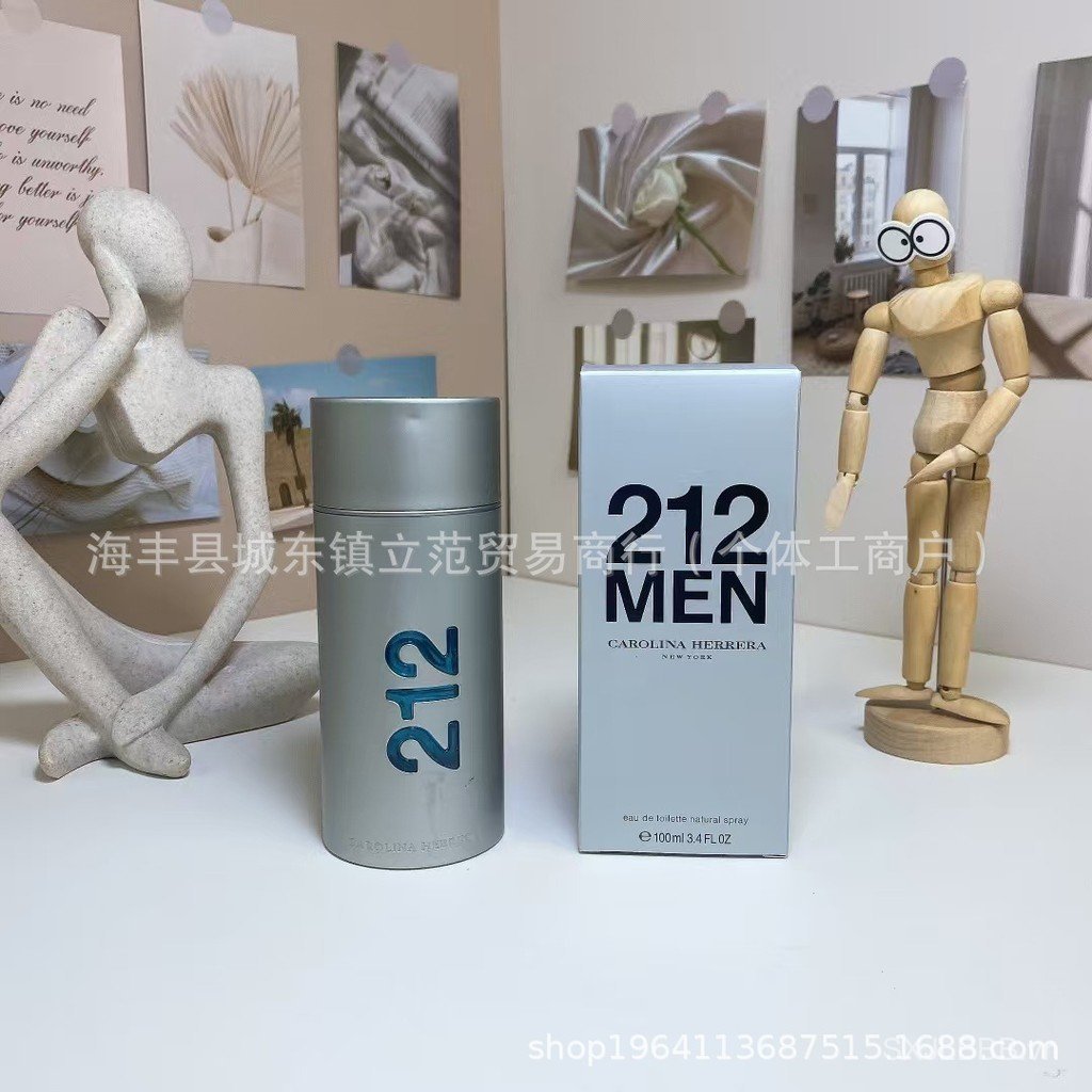[Thương hiệu trang trọng] Nước hoa 212 Chai bạc Nước hoa nam 212vip Tiệc gợi cảm 212 Đỏ YZQR