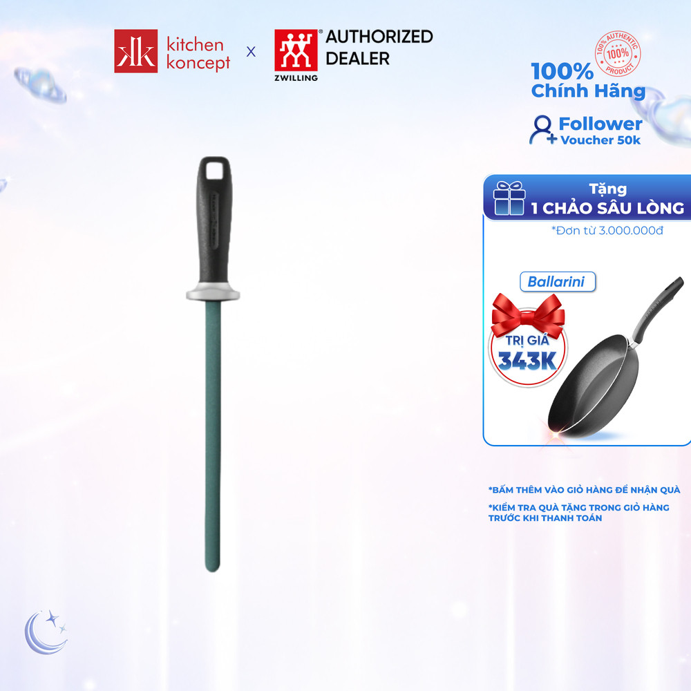 ZWILLING - Cây mài dao Ceramic - 23cm