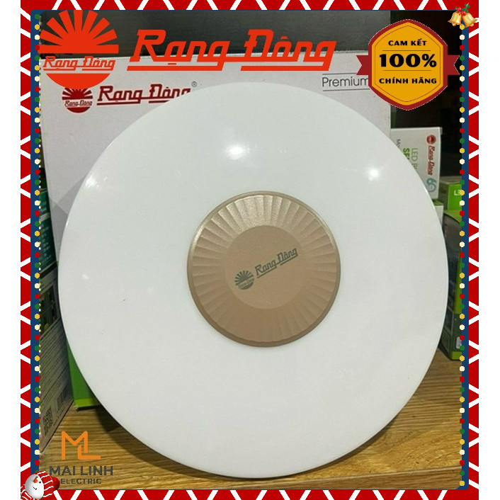 Đèn Led ốp nổi Trang Trí trần 36W Rạng Đông - Đổi 3 Màu - Đường kính 360mm - Model LN26 ĐM