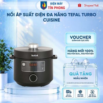 Nồi áp suất điện đa năng Tefal Turbo Cuisine CY754830 5L, Hàng chính hãng, Bảo hành 24 tháng
