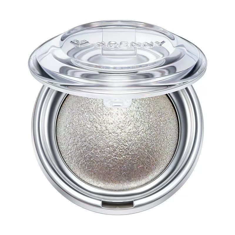 Spenny Baked Powder Bảng Phấn Mắt Đơn Màu Tự Nhiên Matte Sequins Làm Sáng Mắt Xanh Hig Spenny