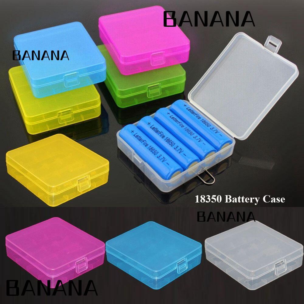Hộp Pin BANANA1 18650, Pin Coloful Chống Trơn Trượt, Hộp Đựng Pin Nhựa 4 AA AA AA Chất Lượng Cao Giá