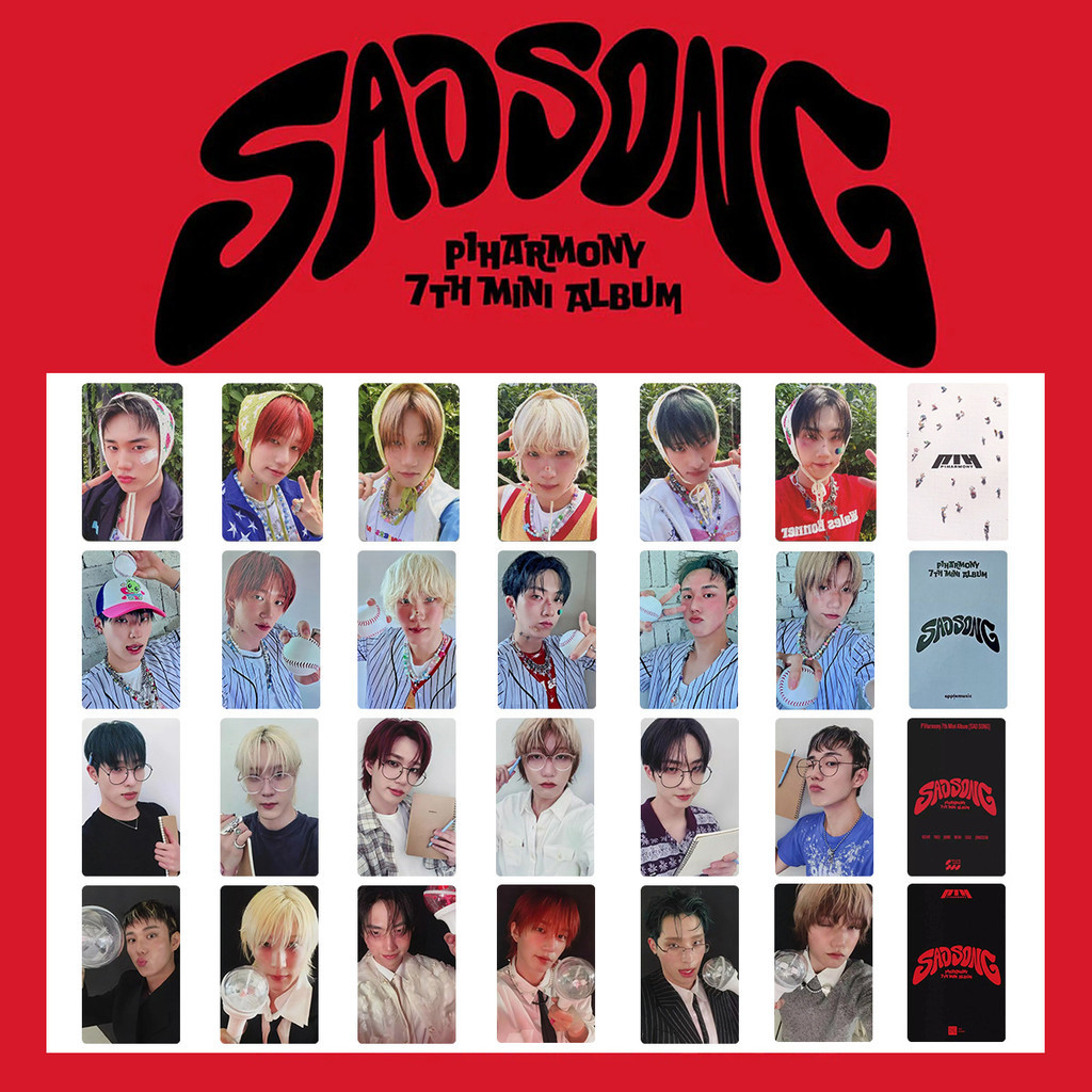 P1Harmony Kết Hợp Hàng Hóa Photocard SAD SONG Album Cùng Phong Cách Photocard Bonus Photocard P1ece