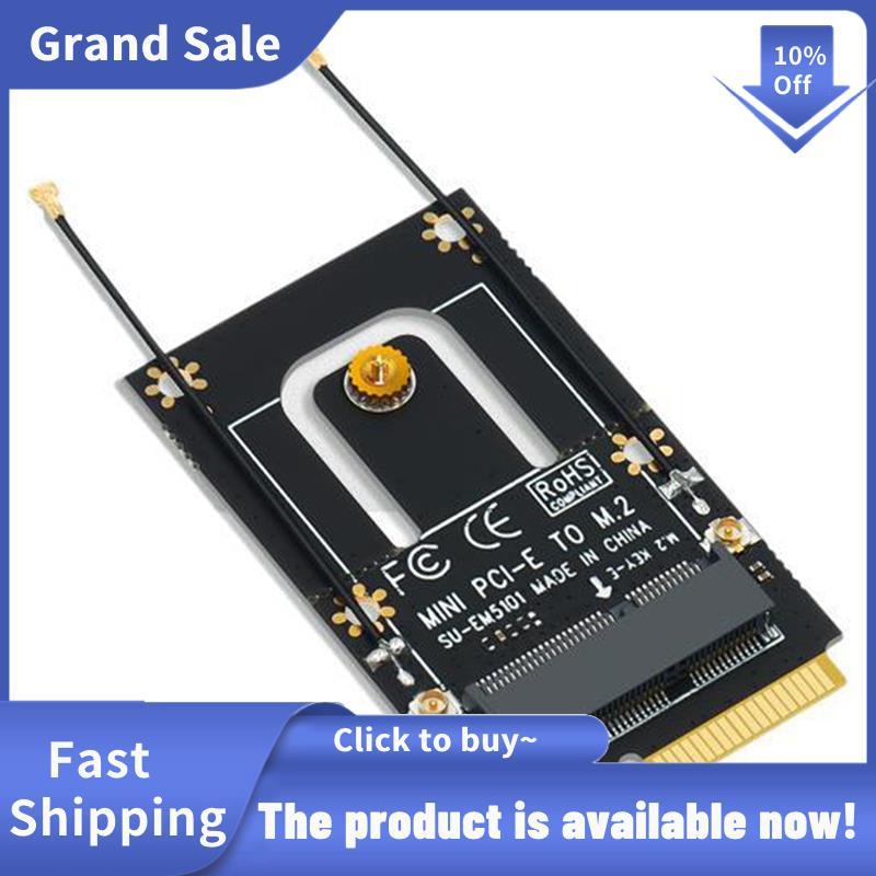 Thẻ chuyển đổi Mini PCIe sang M2 M.2 NGFF Key E Giao diện cho M.2 Wifi Bluetooth Thẻ Wlan không dây