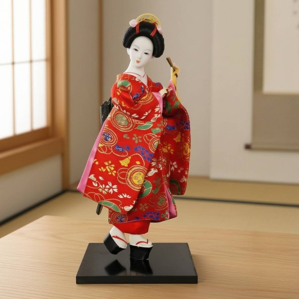 Búp bê Kimono Geisha Nhật Bản Trang trí Búp bê Geisha Nhật Bản Sáng nghệ thuật cho người sưu tập, để