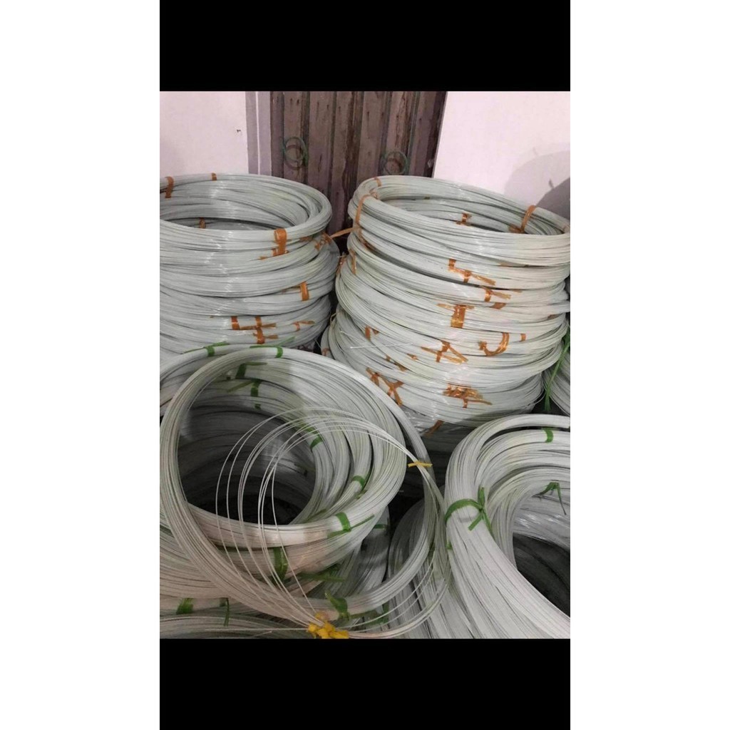 1KG Nan cáp quang làm diều Nan làm lồng chim cao cấp đầy đủ kích cỡ từ 1li2 đến 4li khuyên giấy vuôn