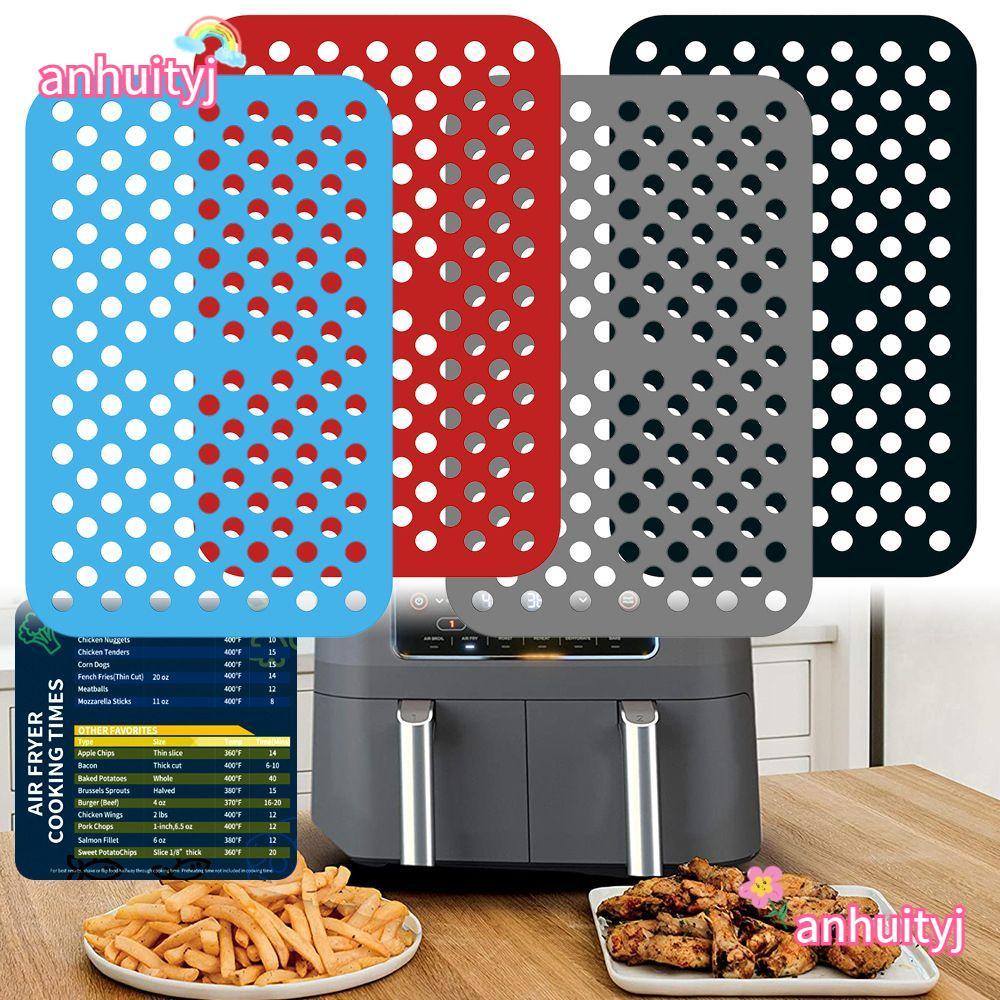 ANHUITYJ Air Fryer Mat Phụ kiện hình chữ nhật chống dính cho Ninja DZ201 Foodi cho Ninja Foodi DZ201