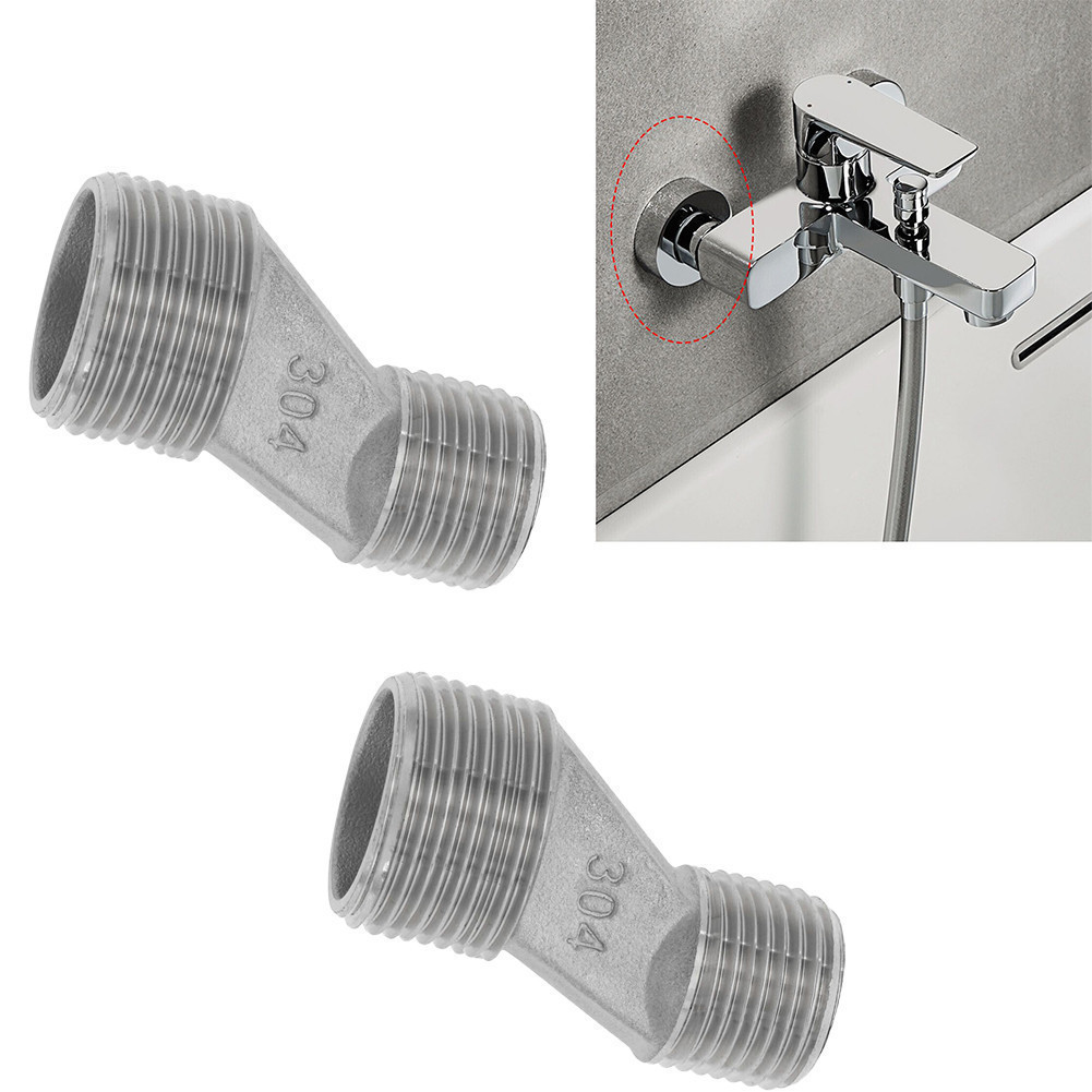 [GRCEKRIN-VN]“Bathroom Plumbing Adapters 1/2'' Male to 3/4'' Male Offset Adapter Set of 2”