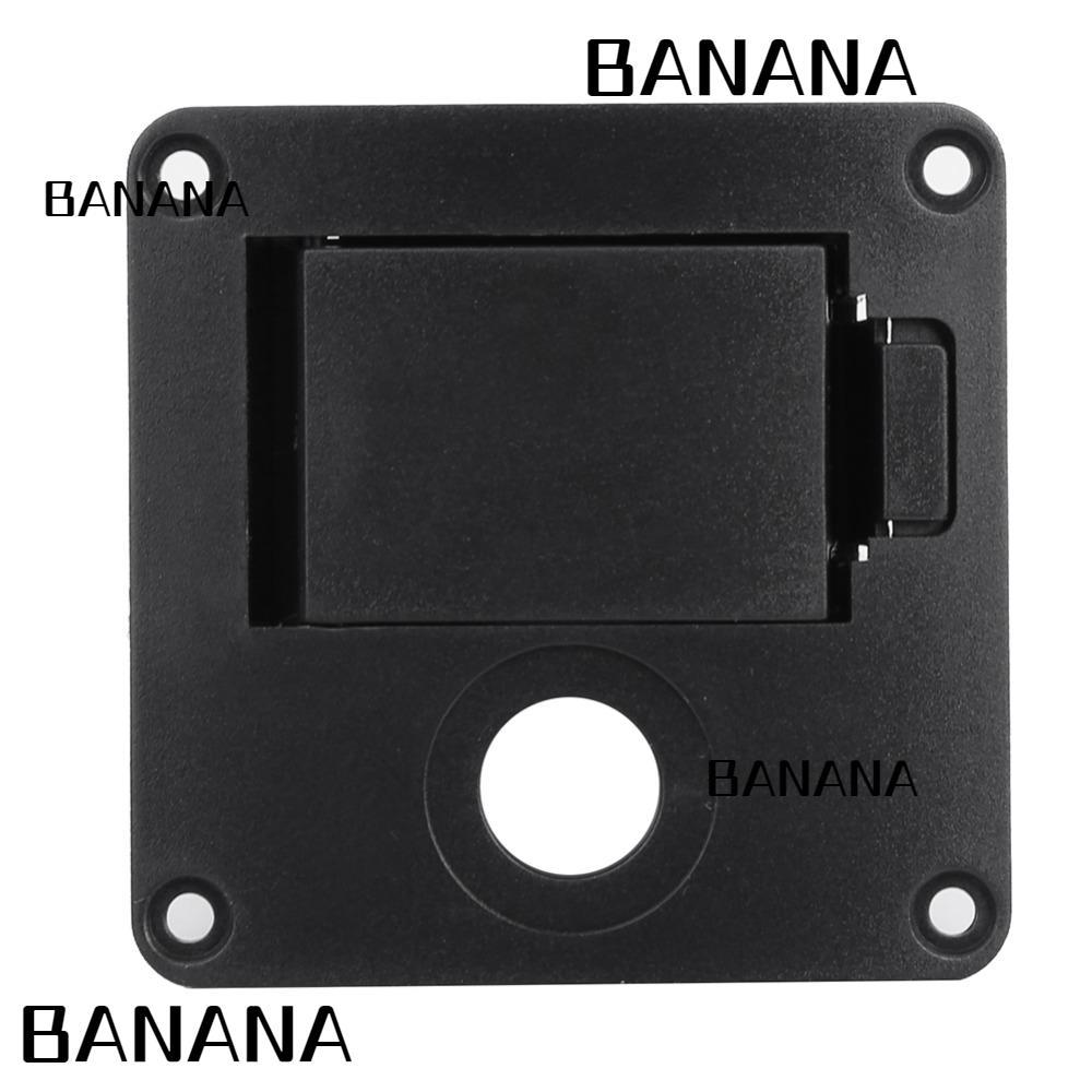 Vỏ Pin Đàn Guitar BANANA1, Màu Đen Cho Hộp Pin Bán Pin 9V, Pin Đàn Guitar ABS Bền Đẹp Đàn Guitar Điệ