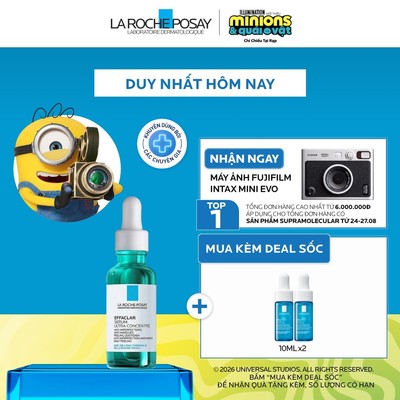 Dưỡng chất giảm mụn 3 tác động La Roche-Posay Effaclar Serum 30ml