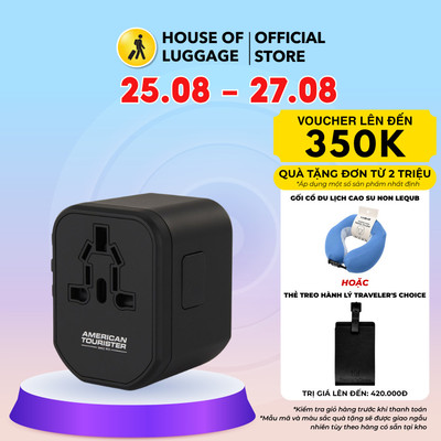 Bộ chuyển đổi AT Accessories 2 USB + Type-C American Tourister - Mỹ
