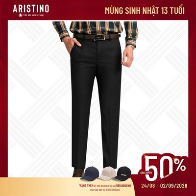 Quần Âu Nam Aristino cao cấp doanh nhân chất liệu wool lông cừu cao cấp Regular Fit