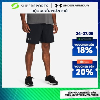 Quần Ngắn Nam Under Armour Launch 7'' - Đen - 1382620-001 ADS07 LS300