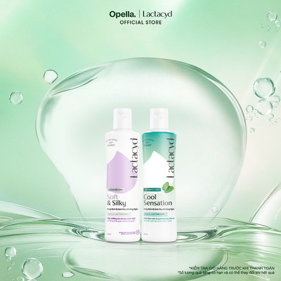 Bộ Chai DDVS Phụ Nữ Lactacyd Cool Sensation 250ml + Lactacyd Soft & Silky 250ml