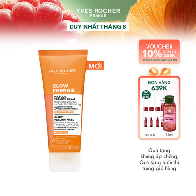 [MỚI] Mặt nạ tẩy tế bào chết làm sáng và cải thiện kết cấu da Yves Rocher Glow Energie Peeling Mask 75ml
