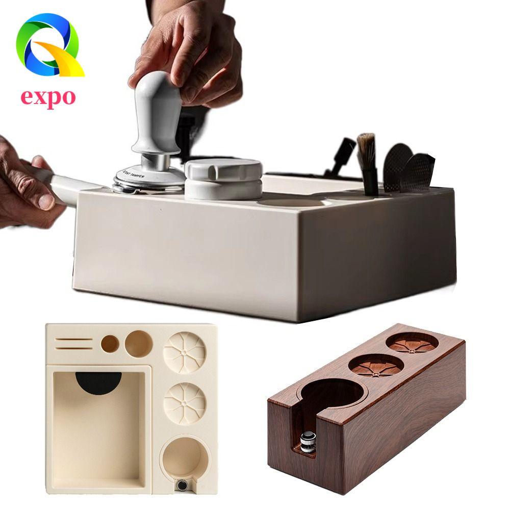 EXPO LIMIT Espresso Tamping Station, Hộp Knock Espresso có thể điều chỉnh có thể tháo rời, Đế chống 