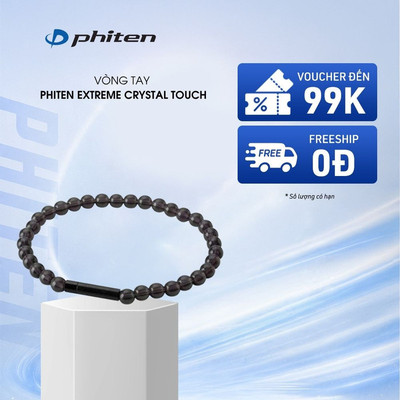 Vòng Tay Phiten Rakuwa Bracelet Extreme Crystal Touch