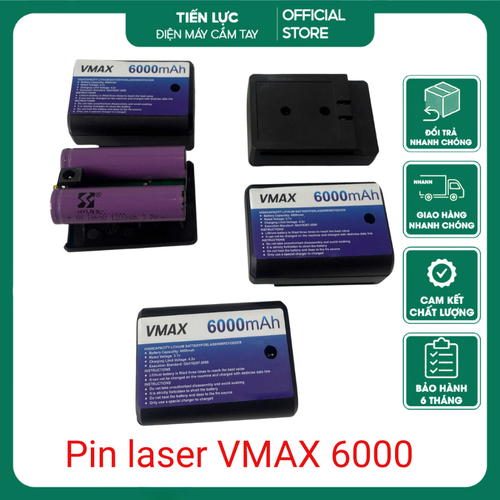 Pin Máy Bắn Cốt, Máy Mân Bằng Laser 5 Tia Loại Khủng Dung Lượng Cao 6000amh- Pin Máy Cân Bằng Laser 