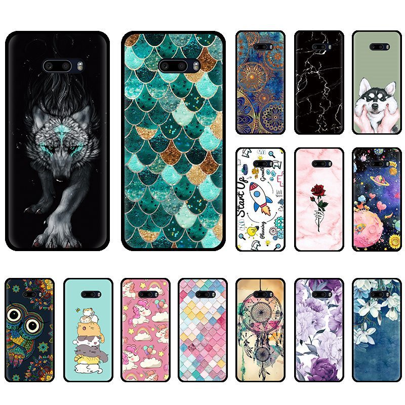 Thích hợp cho LG G8X Ốp điện thoại LG G8X ThinQ Matte Black Pudding Case Vỏ mềm mới Vỏ sơn dễ thương
