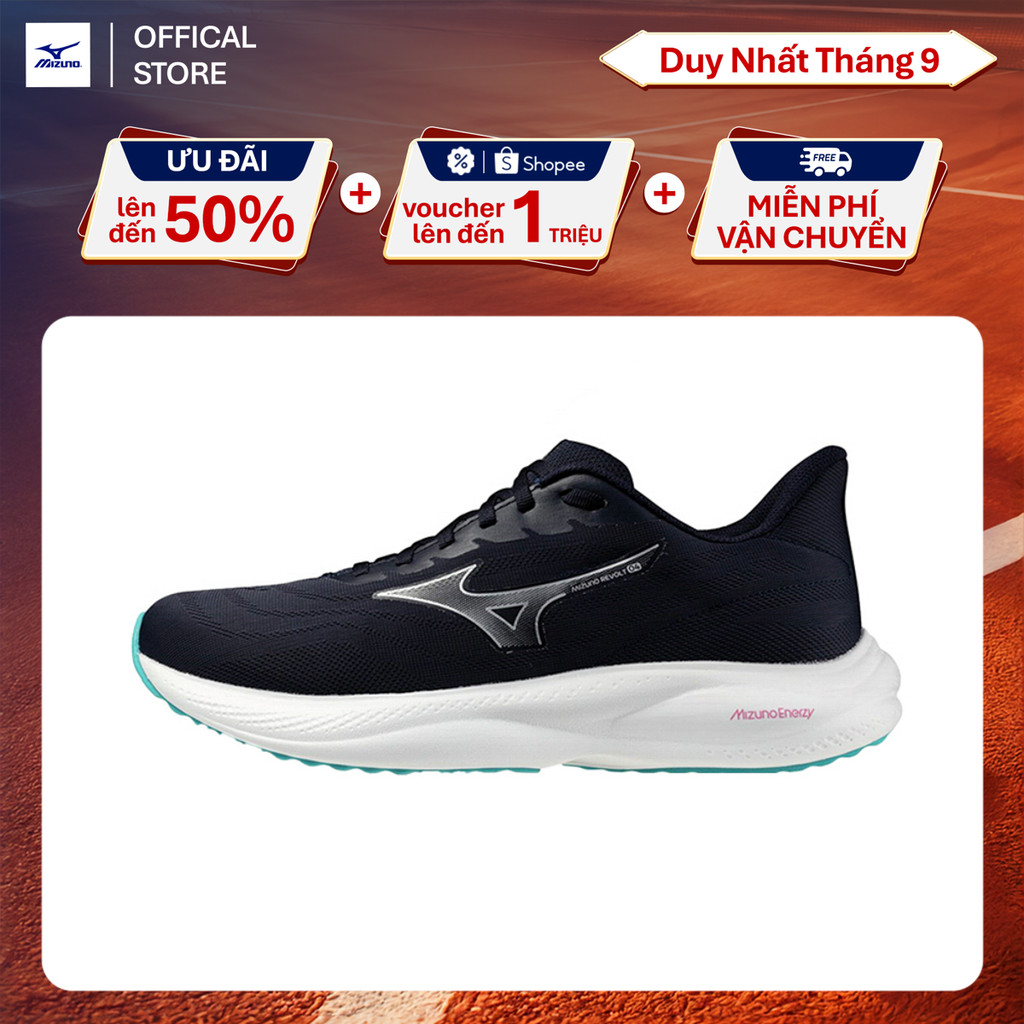 Giày Chạy Bộ Nam Mizuno Mizuno Revolt 4 - Xanh Đen - J1GC258101