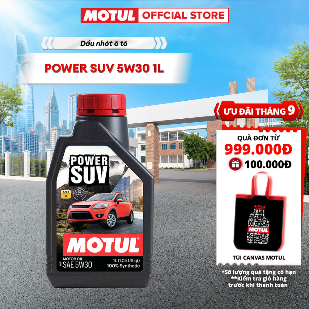 Dầu nhớt xe ô tô MOTUL POWER SUV 5W30 1L