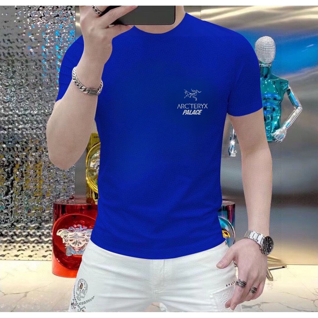 GUCCI / GUCCI 2026 Áo thun nam nữ cổ tròn tay ngắn mùa hè Phong cách mới Cổ tròn mỏng vừa vặn Nhìn t