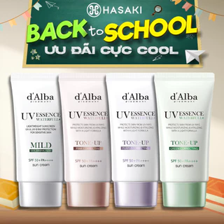 DAILY Kem Chống Nắng d'Alba Vật Lý Dịu Nhẹ Da Nhạy Cảm Nâng Tông Sáng Hồng Hiệu Chỉnh Sắc Da 50ml Hasaki