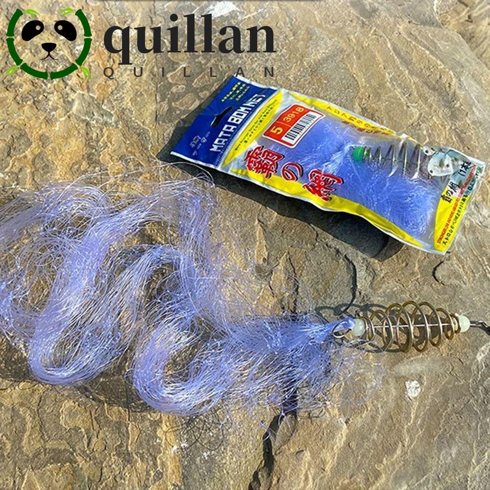 QUILLAN Lưới Câu Cá Bẫy Cast Gill Feeder Đúc Lưới Mồi Bẫy Gấp Tôm Hùm Bẫy Cua Web Thiết Bị Câu Cá Lư