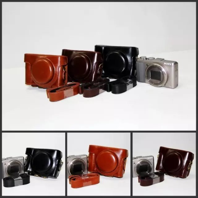 Thích hợp cho túi đựng máy ảnh HX50V HX60 HX30 HX10 Vỏ bảo vệ Vỏ da đặc biệt Túi đựng máy ảnh Túi đe