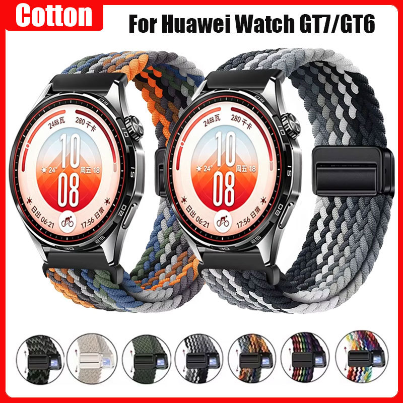 Dây đeo Nylon bện cho Huawei GT7 / GT7 Pro 46mm Dây đeo vòng tay cho Huawei GT7 46mm GT6 GT5 GT4 GT6