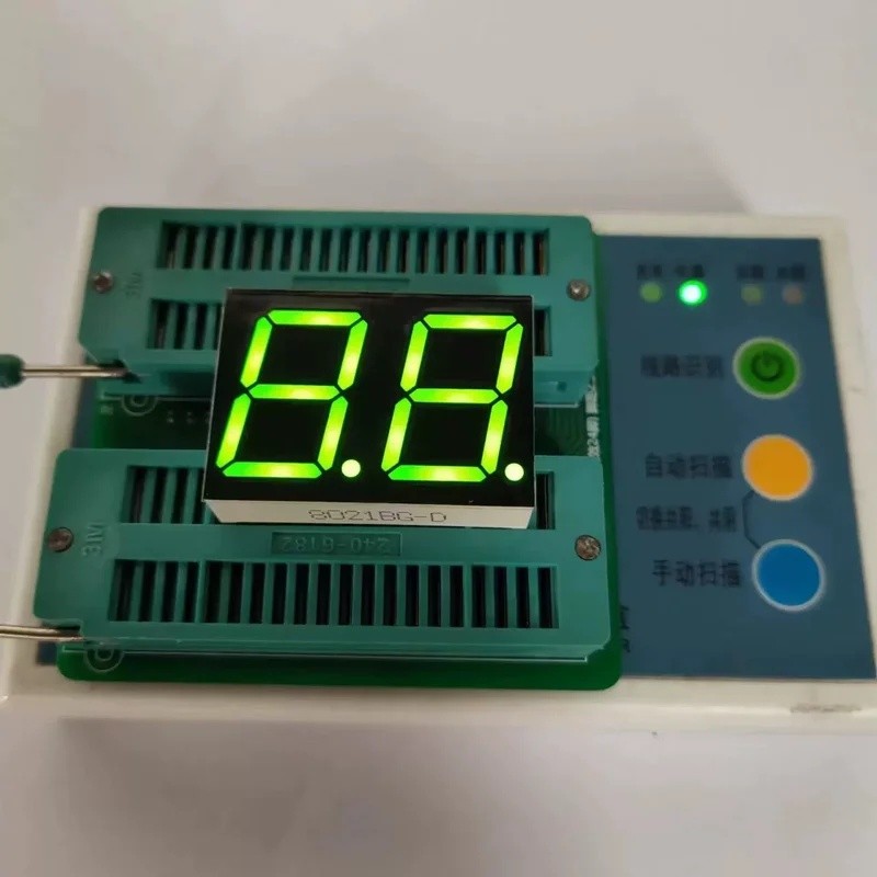 10 Chiếc 8021BH 8021BB 8021BG 8021BW 0.8 Inch Cực Dương Chung Hai Chữ Số Bảy Phân Đoạn Led Hiển Thị 